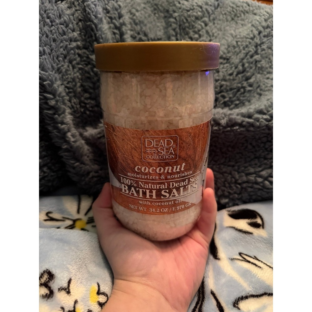 Dead‎ Sea Collection 34.2 Oz Coconut Bath Salts With Aromatic Oils 100% Natural
